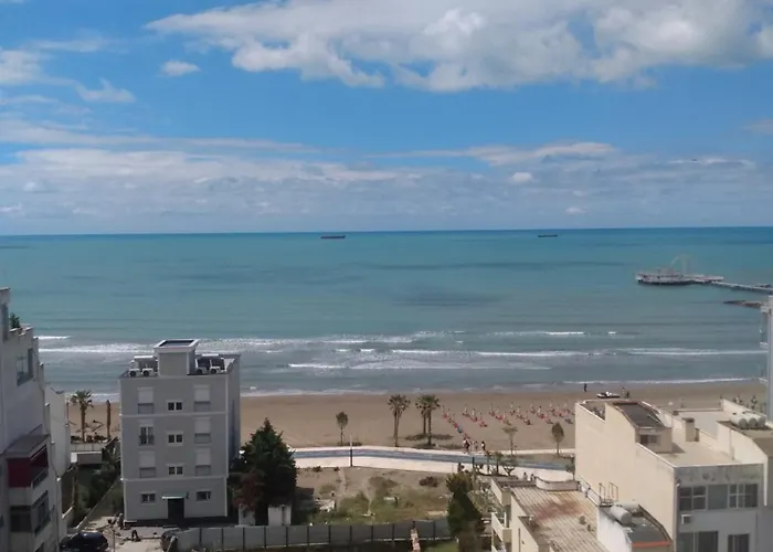 公寓 Seaview In Beach, Albania -elavator, Air-condition, Internet Provided